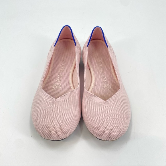Rothy's Pink Flats Classic Round Toe Size 6.5 - Picture 7 of 11